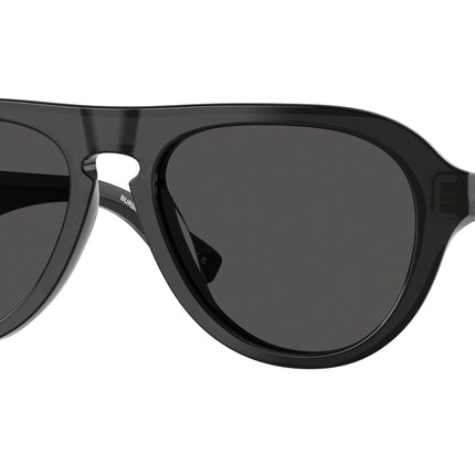 Burberry BE4437U Pilot Sunglasses  411287-Grey 55-145-18 - Color Map Grey