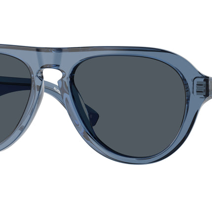 Burberry BE4437U Pilot Sunglasses  411787-Blue 55-145-18 - Color Map Blue