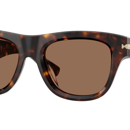 Burberry BE4438U Square Sunglasses  300273-Dark Havana 53-145-19 - Color Map Brown