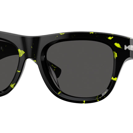 Burberry BE4438U Square Sunglasses  412487-Green Havana 53-145-19 - Color Map Green