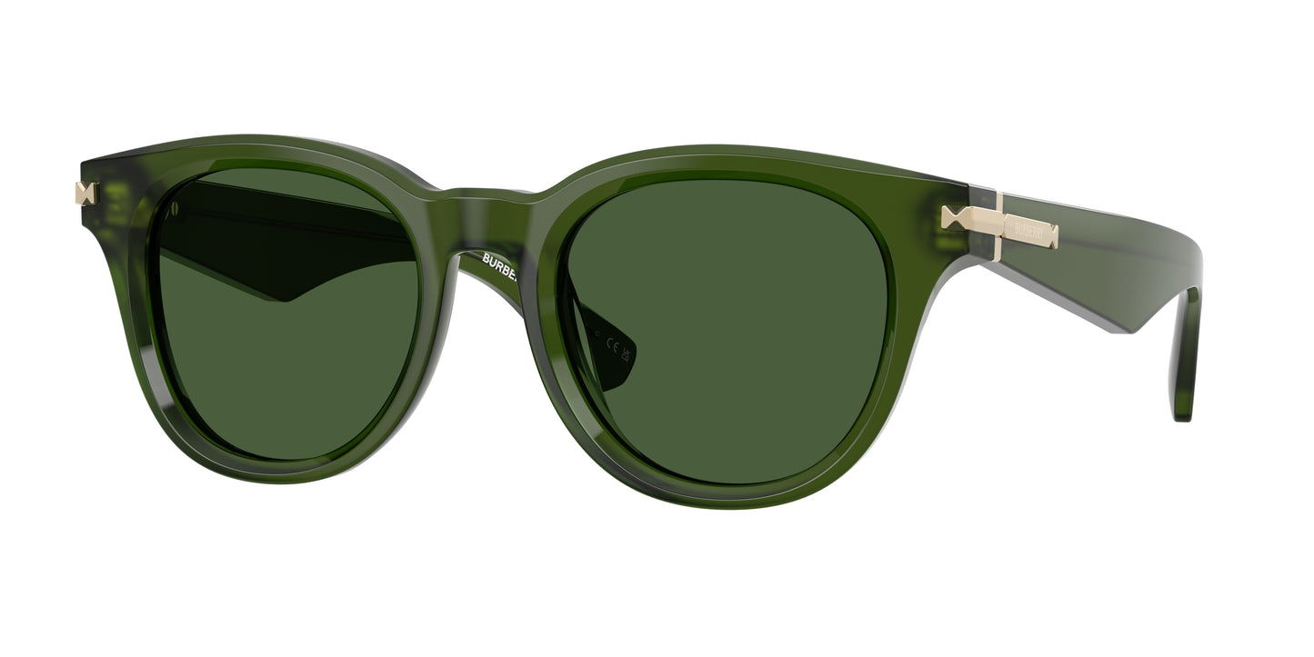 Burberry BE4439F Round Sunglasses  414871-Green 51-145-21 - Color Map Green