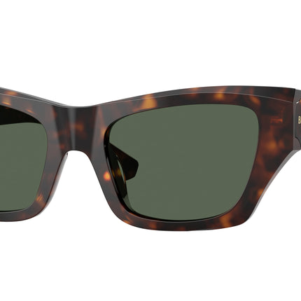 Burberry BE4441U Cat Eye Sunglasses  300271-Dark Havana 52-140-19 - Color Map Brown