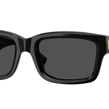 Burberry BE4443 Rectangle Sunglasses  300187-Black 55-145-20 - Color Map Black