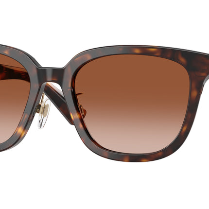 Burberry BE4446D Square Sunglasses  300213-Dark Havana 57-145-20 - Color Map Brown