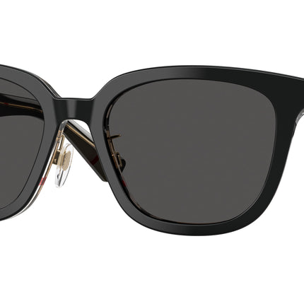 Burberry BE4446D Square Sunglasses  412187-Top Black On Vintage Check 57-145-20 - Color Map Black