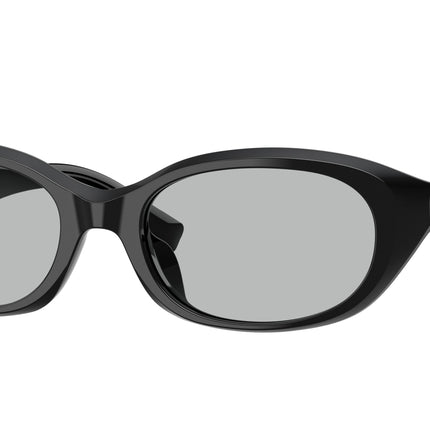 Burberry BE4447D Oval Sunglasses  300187-Black 55-145-19 - Color Map Black