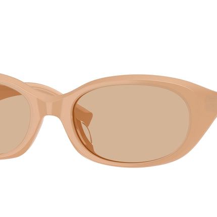 Burberry BE4447D Oval Sunglasses  415073-Beige 55-145-19 - Color Map Beige