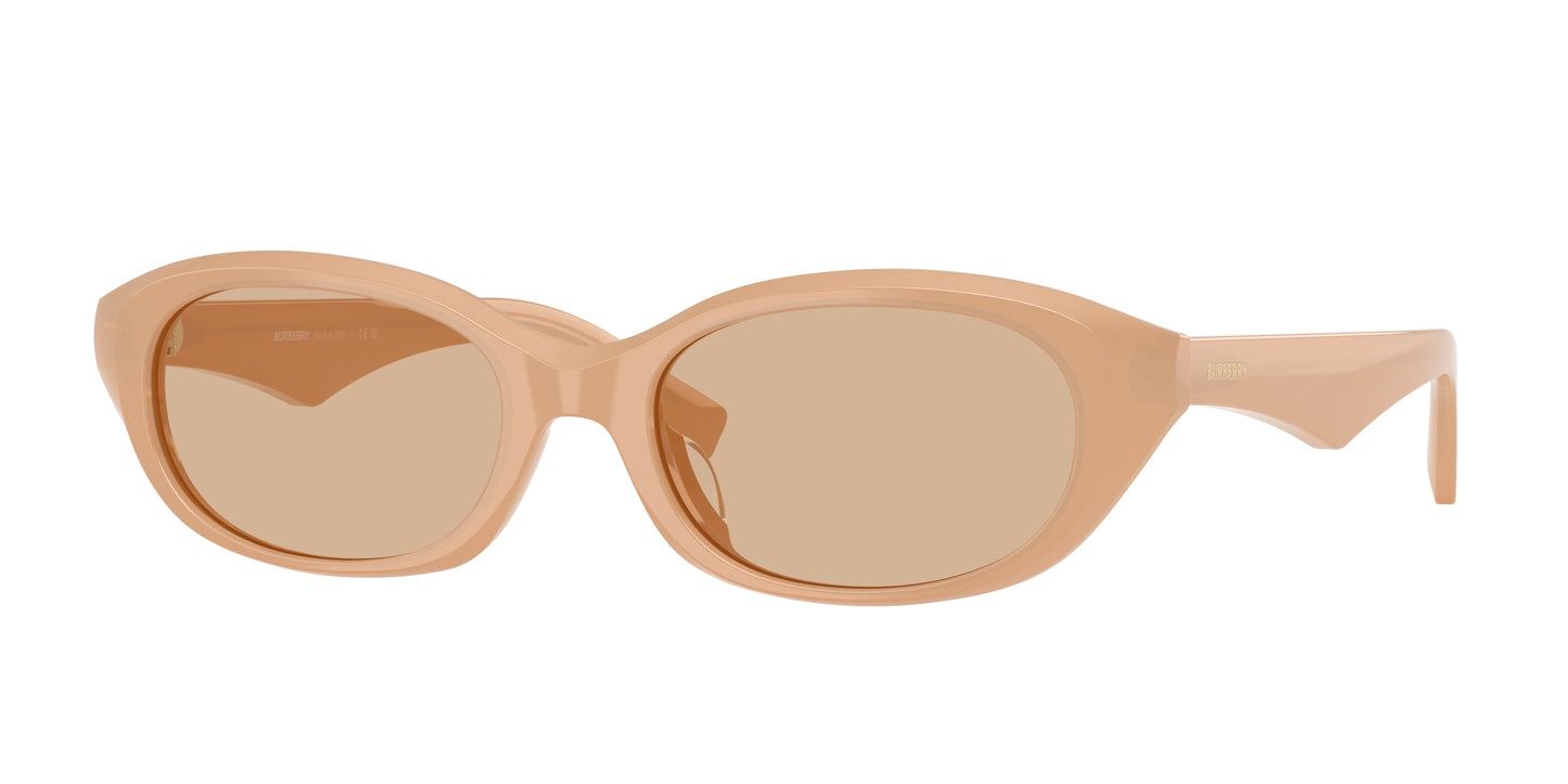 Burberry BE4447D Oval Sunglasses  415073-Beige 55-145-19 - Color Map Beige