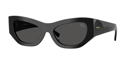 Burberry BE4450U Cat Eye Sunglasses  300187-Black 54-140-19 - Color Map Black
