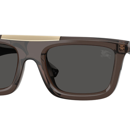 Burberry BE4451U Rectangle Sunglasses  411287-Grey 54-145-21 - Color Map Grey