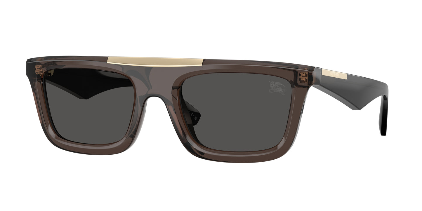 Burberry BE4451U Rectangle Sunglasses  411287-Grey 54-145-21 - Color Map Grey