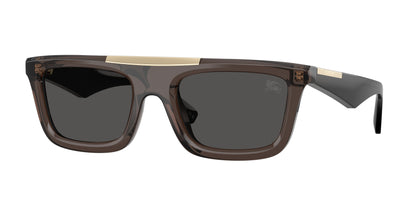 Burberry BE4451U Rectangle Sunglasses  411287-Grey 54-145-21 - Color Map Grey