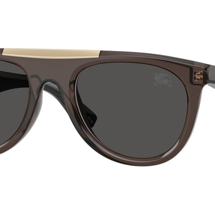 Burberry BE4452U Pilot Sunglasses  411287-Grey 53-145-21 - Color Map Grey