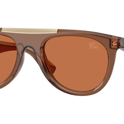 Burberry BE4452U Pilot Sunglasses  417373-Brown 53-145-21 - Color Map Brown