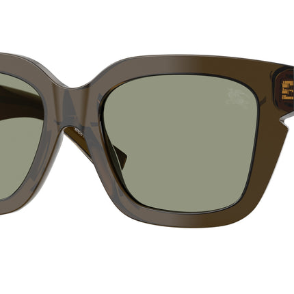Burberry BE4453F Square Sunglasses  3010/2-Green 54-140-19 - Color Map Green