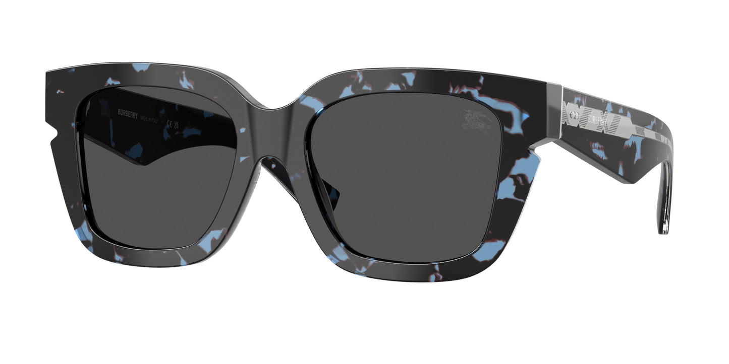 Burberry BE4453 Square Sunglasses  411187-Blue Havana 54-140-19 - Color Map Blue