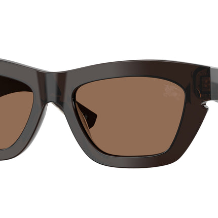 Burberry BE4454 Cat Eye Sunglasses  411673-Brown 52-140-18 - Color Map Brown