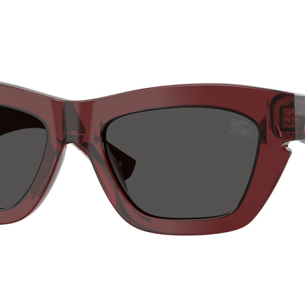 Burberry BE4454 Cat Eye Sunglasses  412887-Bordeaux 52-140-18 - Color Map Red