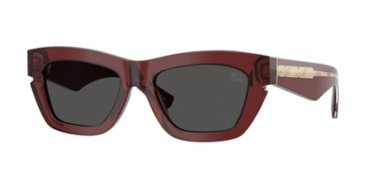 Burberry BE4454 Cat Eye Sunglasses  412887-Bordeaux 52-140-18 - Color Map Red