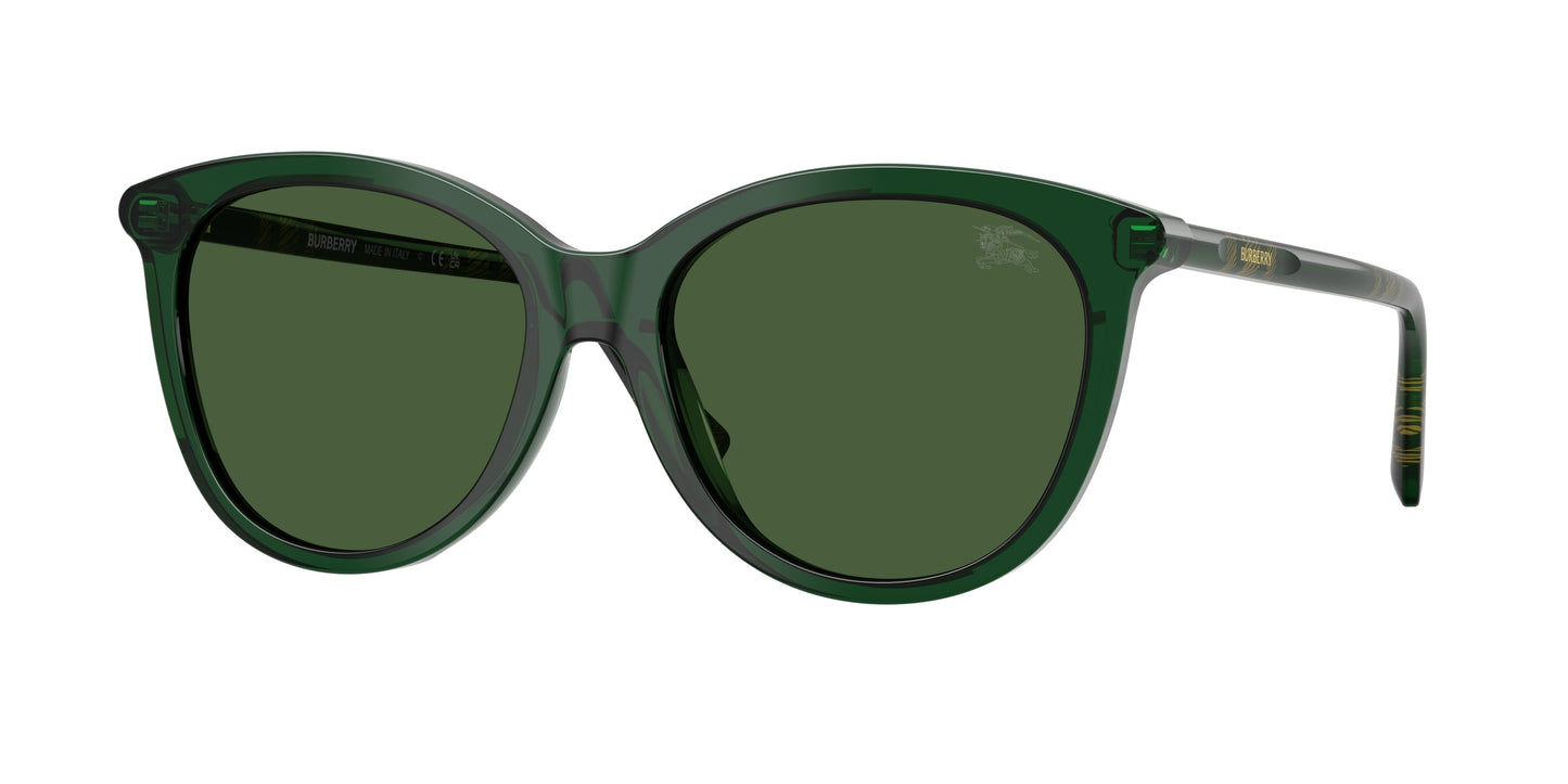 Burberry BE4455F Phantos Sunglasses  416271-Green 55-140-17 - Color Map Green