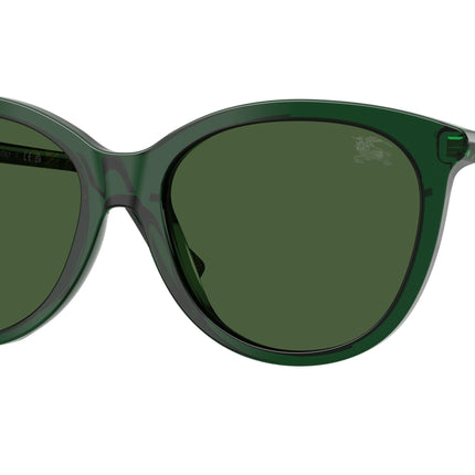 Burberry BE4455 Phantos Sunglasses  416271-Green 55-140-17 - Color Map Green