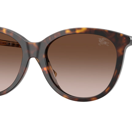 Burberry BE4455 Phantos Sunglasses  421613-Dark Havana 55-140-17 - Color Map Brown