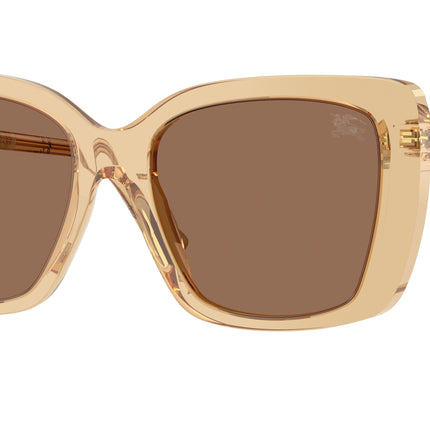 Burberry BE4456F Square Sunglasses  416773-Beige 54-140-18 - Color Map Beige