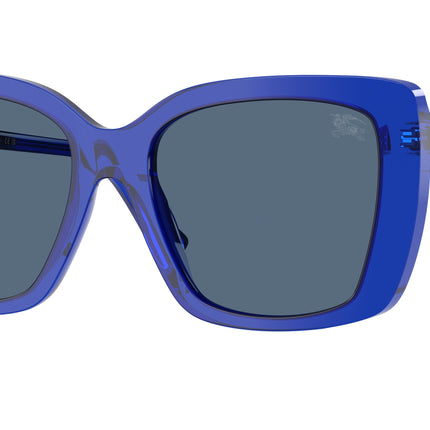 Burberry BE4456F Square Sunglasses  416880-Blue 54-140-18 - Color Map Blue