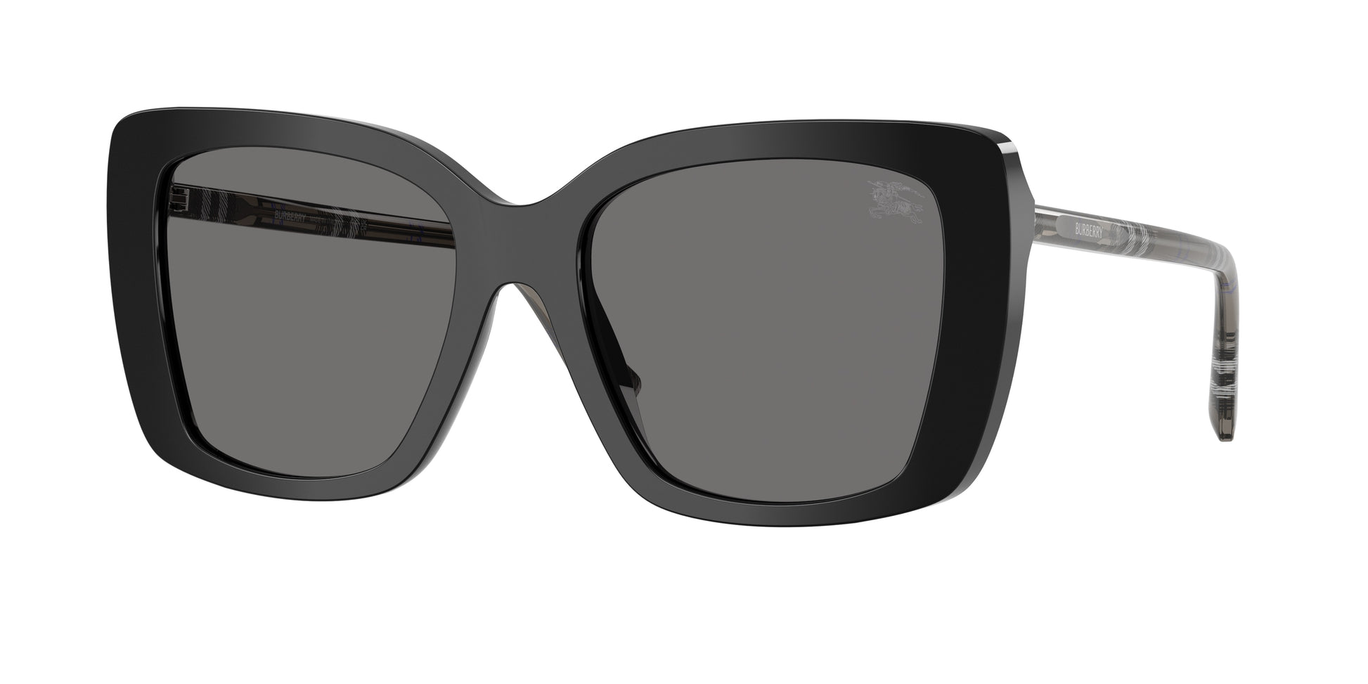 Burberry BE4456 Square Sunglasses  416581-Black 54-140-18 - Color Map Black