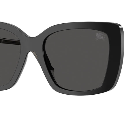 Burberry BE4456 Square Sunglasses  416587-Black 54-140-18 - Color Map Black