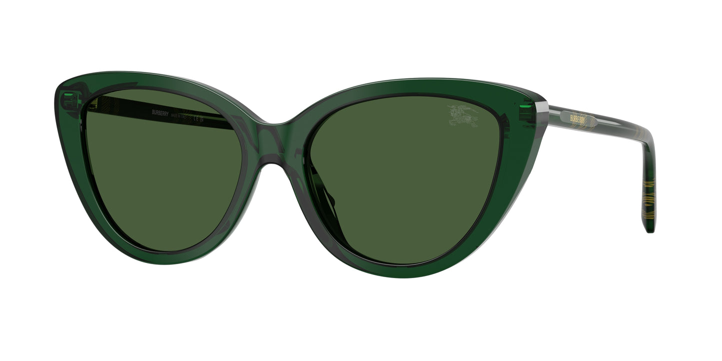 Burberry BE4457F Cat Eye Sunglasses  416271-Green 55-140-17 - Color Map Green