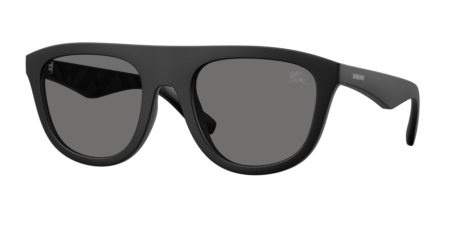 Burberry BE4459U Square Sunglasses  346481-Matte Black 55-145-22 - Color Map Black