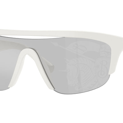 Burberry BE4460U Rectangle Sunglasses  417269-White 0-145-140 - Color Map White