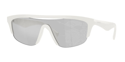 Burberry BE4460U Rectangle Sunglasses  417269-White 0-145-140 - Color Map White