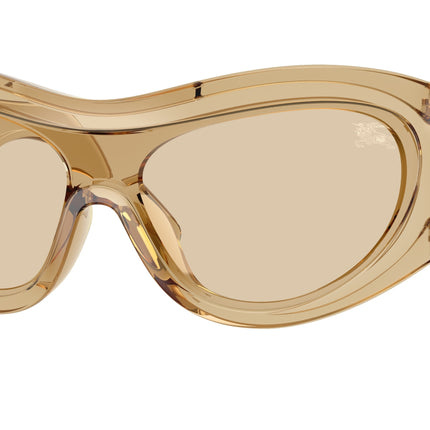 Burberry BE4465 Irregular Sunglasses  412373-Champagne 0-135-138 - Color Map Brown