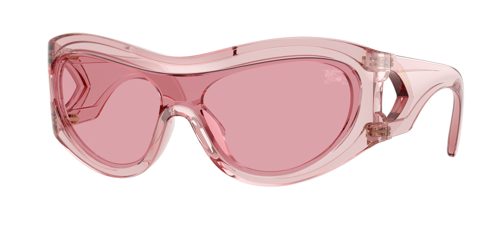 Burberry BE4465 Irregular Sunglasses  4154/5-Pink 0-135-138 - Color Map Pink