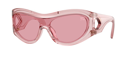 Burberry BE4465 Irregular Sunglasses  4154/5-Pink 0-135-138 - Color Map Pink