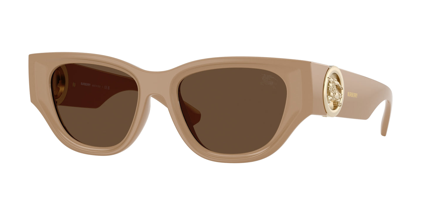 Burberry BE4467U Cat Eye Sunglasses  399073-Beige 52-135-18 - Color Map Beige