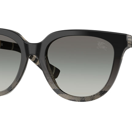 Burberry BE4469 Phantos Sunglasses  420011-Grey Check 53-140-18 - Color Map Grey