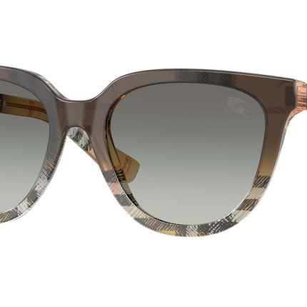 Burberry BE4469 Phantos Sunglasses  420211-Check Sand 53-140-18 - Color Map Brown