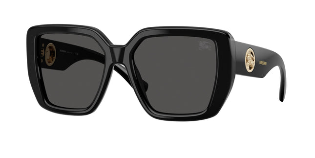 Burberry BE4471F Square Sunglasses  300187-Black 54-140-17 - Color Map Black