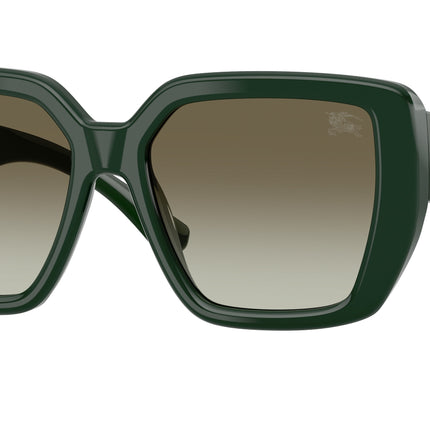 Burberry BE4471 Square Sunglasses  42038E-Green 54-140-17 - Color Map Green