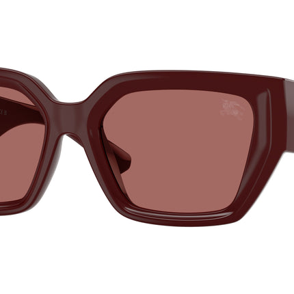 Burberry BE4472U Square Sunglasses  411969-Bordeaux 53-135-18 - Color Map Red