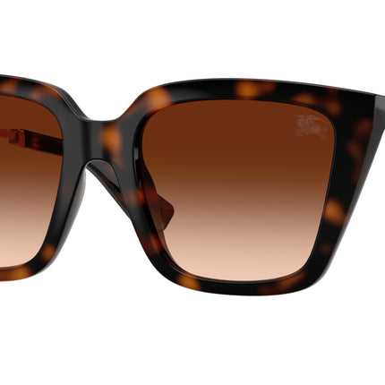 Burberry BE4473U Square Sunglasses  300274-Dark Havana 52-140-19 - Color Map Brown