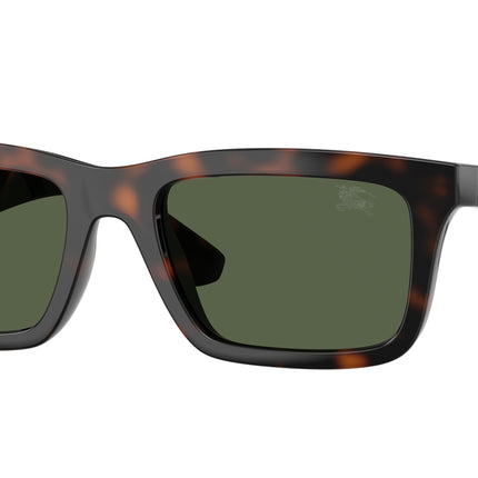 Burberry BE4475U Rectangle Sunglasses  30029A-Dark Havana 53-145-19 - Color Map Brown