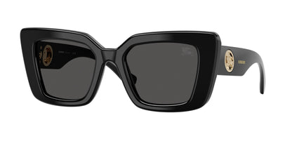 Burberry BE4476 Cat Eye Sunglasses  300187-Black 51-140-20 - Color Map Black
