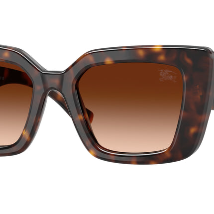 Burberry BE4476 Cat Eye Sunglasses  300274-Dark Havana 51-140-20 - Color Map Brown