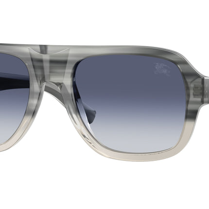 Burberry BE4478 Pilot Sunglasses  420814-Striato Grey Gradient 55-145-20 - Color Map Grey