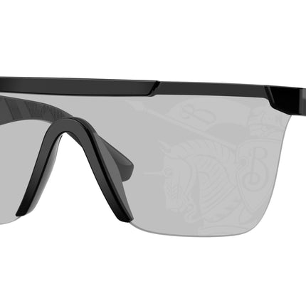 Burberry BE4480D Rectangle Sunglasses  300169-Black 0-145-141 - Color Map Black