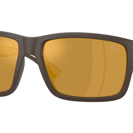 Burberry BE4483 Rectangle Sunglasses  42345A-Matte Brown 60-130-18 - Color Map Brown